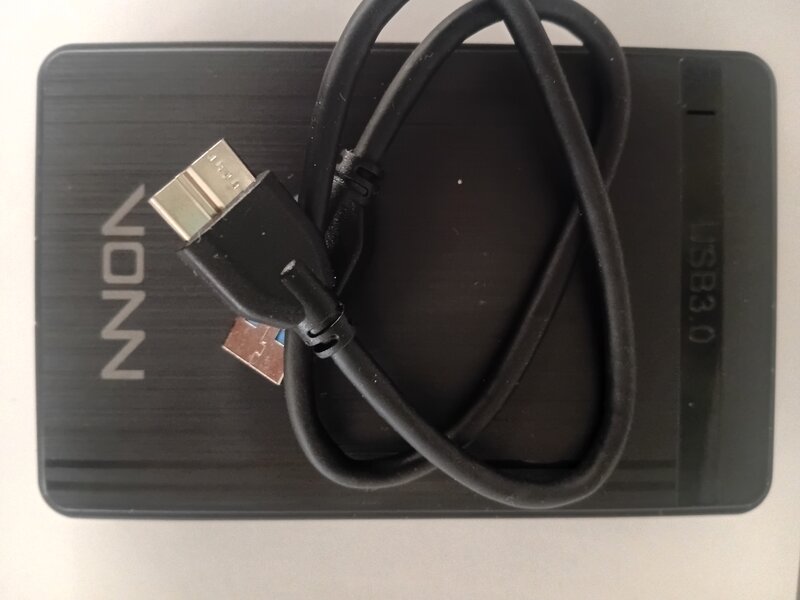 Carcasa rack HDD/SSD externa 2.5” USB 3.0 – noua, cu cablu